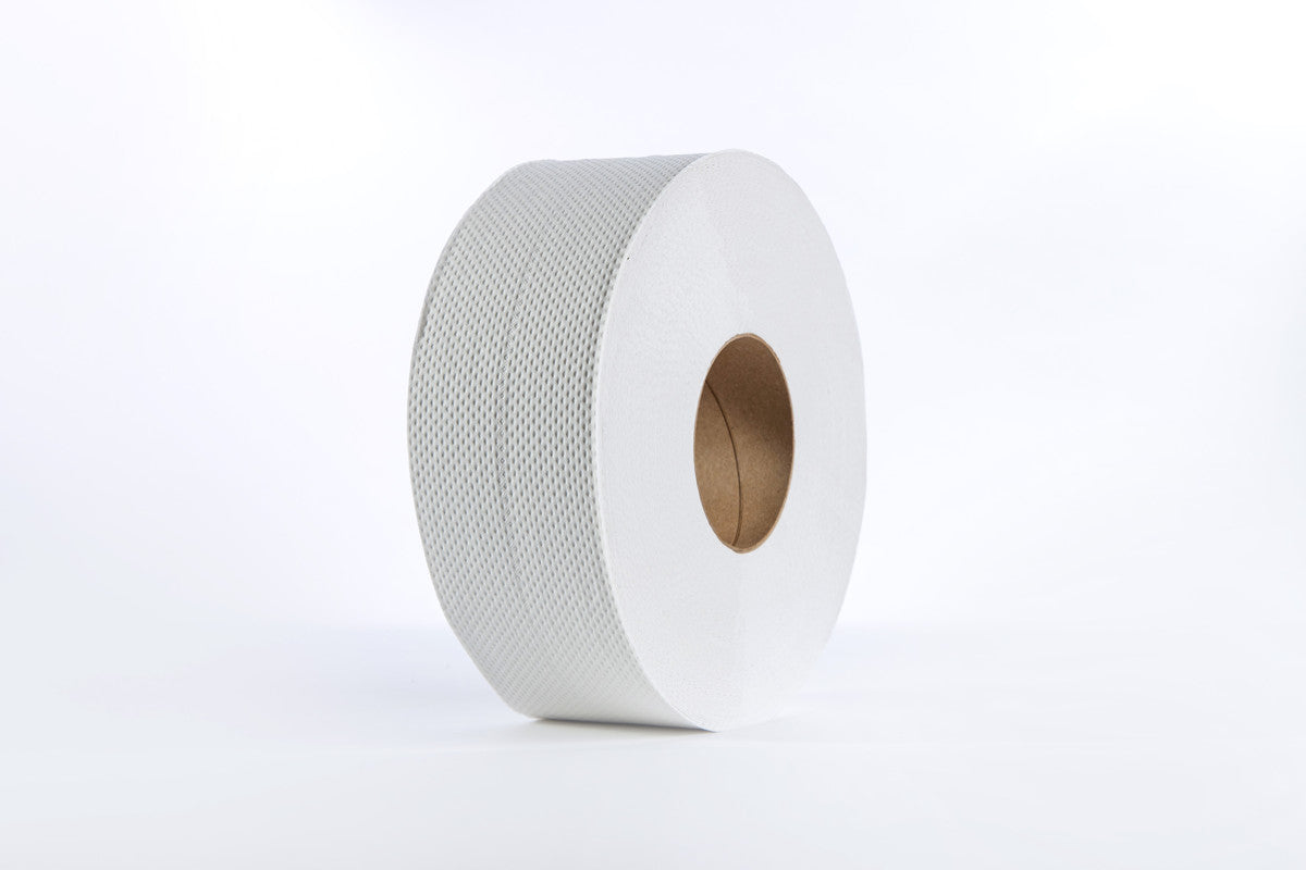 2-PLY JUMBO ROLL TOILET TISSUE, 1000', 12/CS