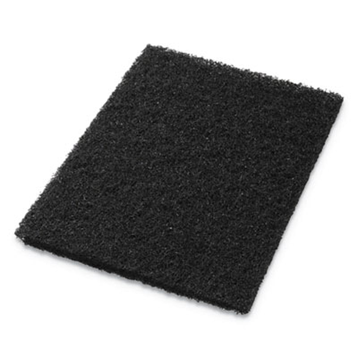 ACROSAN HP500 HEAVY DUTY BLACK STRIPPING PAD, 14" X 20", 5/CS