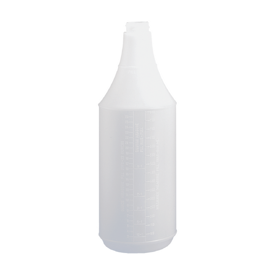 BOTTLE PLASTIC 32OZ OPAQUE/MEASURING GRADUATIONS, 1/EA