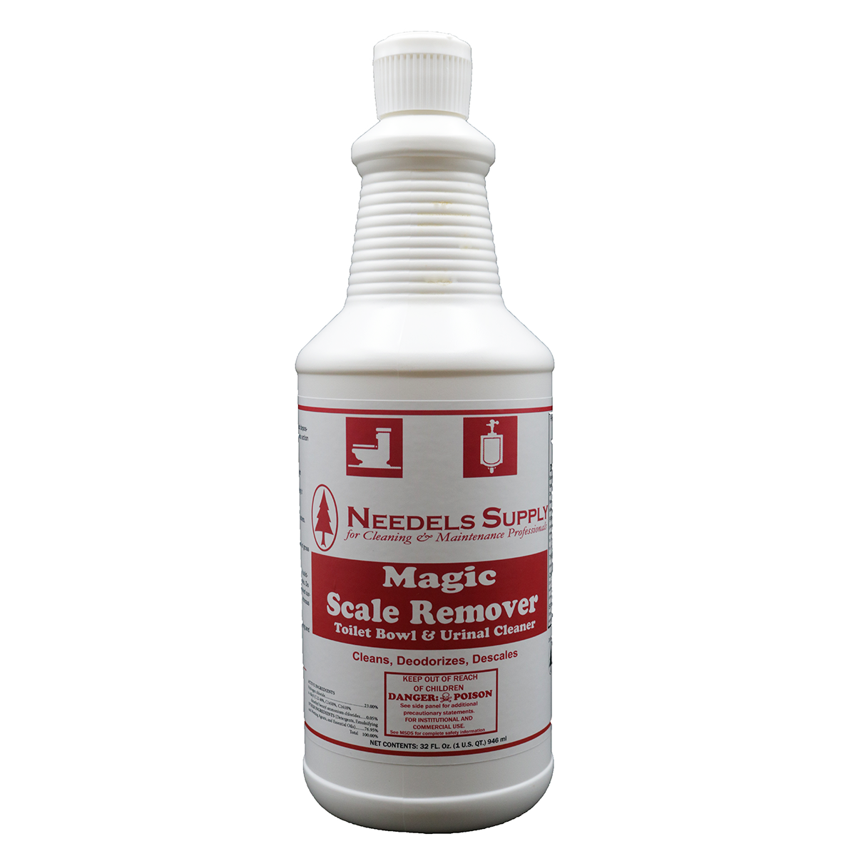 ACROSAN MAGIC SCALE REMOVER, TOILET BOWL & URINAL CLEANER, 32OZ, 1/EA