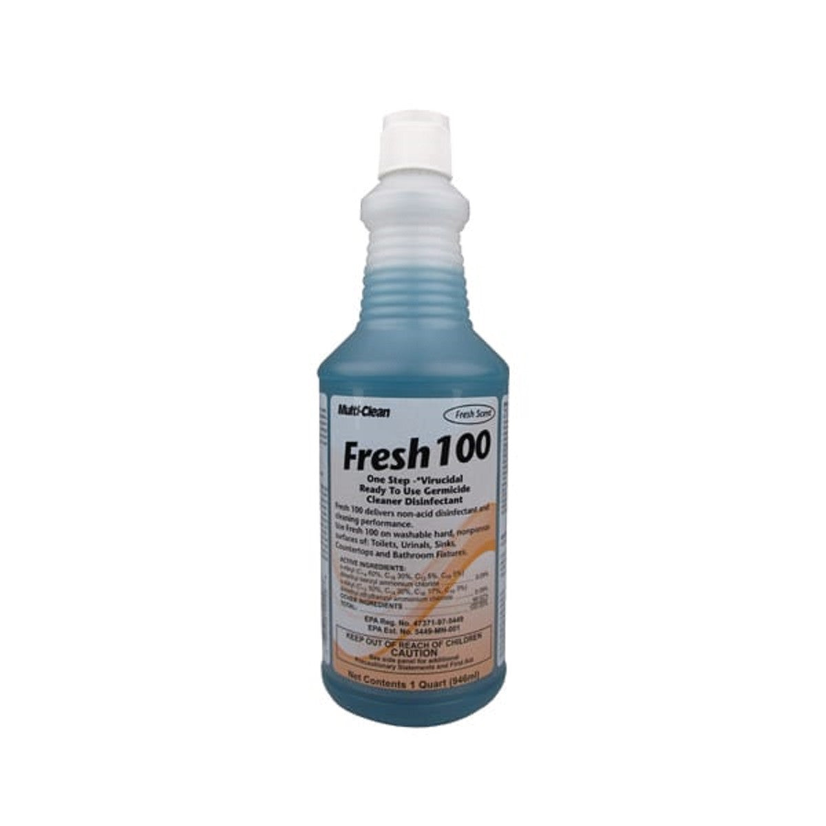 FRESH 100 NON ACID TOILET BOWL CLEANER, 32 OZ, 1/EA