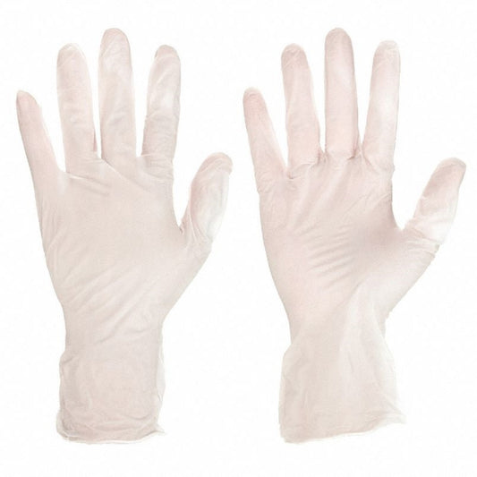 VINYL INDUSTRIAL GRADE POWDER FREE GLOVES, 100/BX