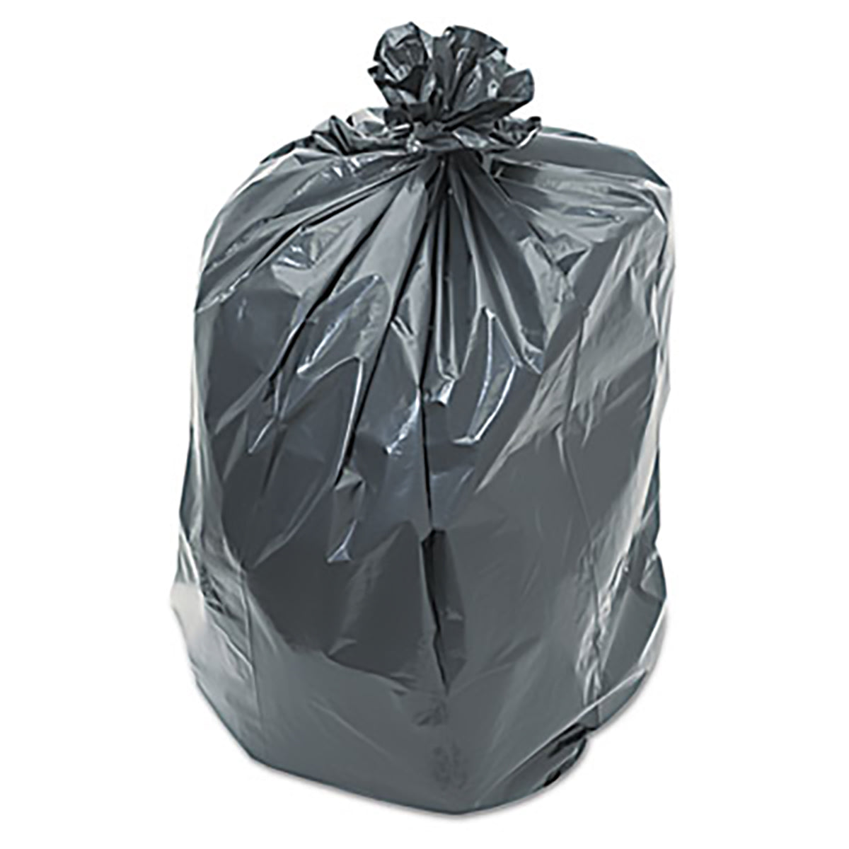 33 x 39 Black 33 Gallon 2mil Trash Bags 100/cs