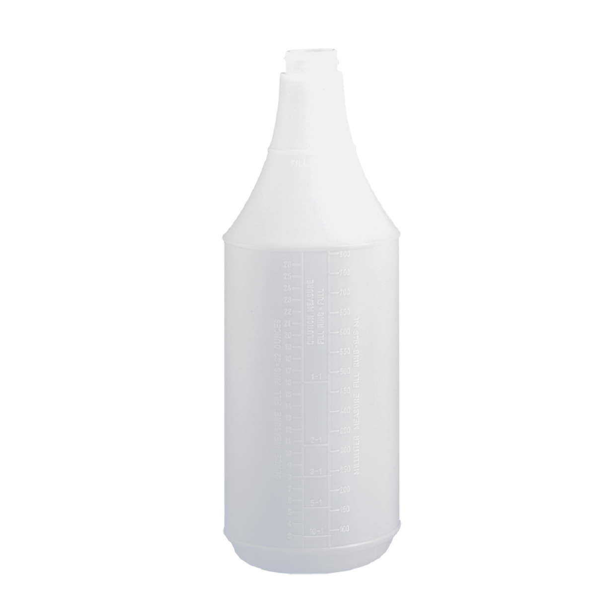 BOTTLE PLASTIC 32OZ OPAQUE/MEASURING GRADUATIONS, 1/EA