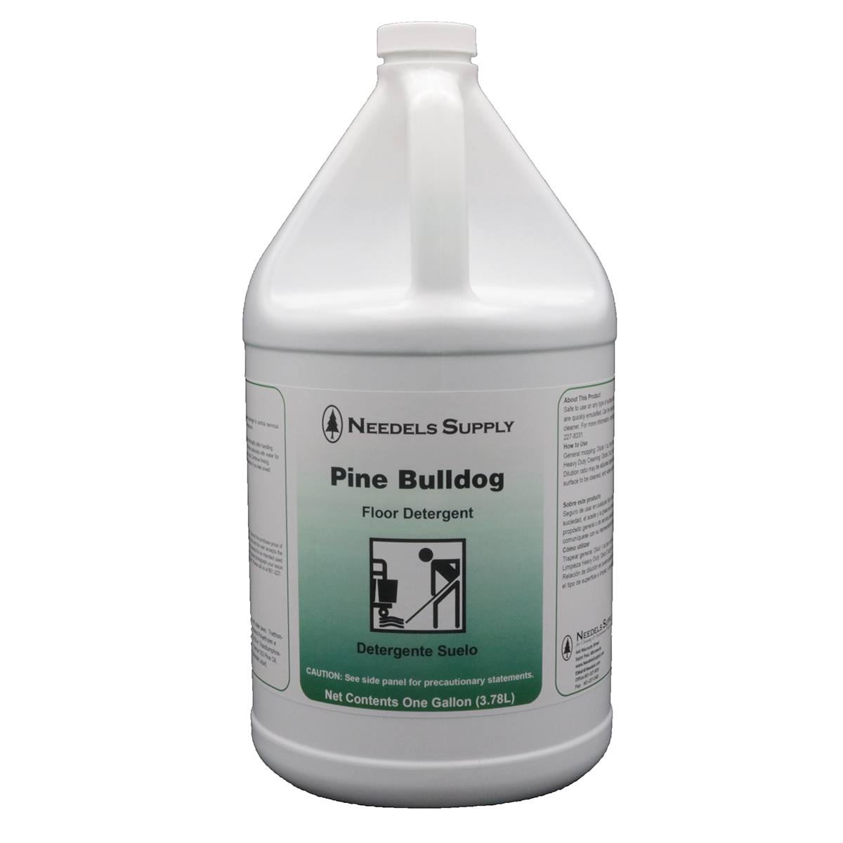 ACROSAN PINE BULLDOG FLOOR CLEANER, PINE SCENT, 1 GAL