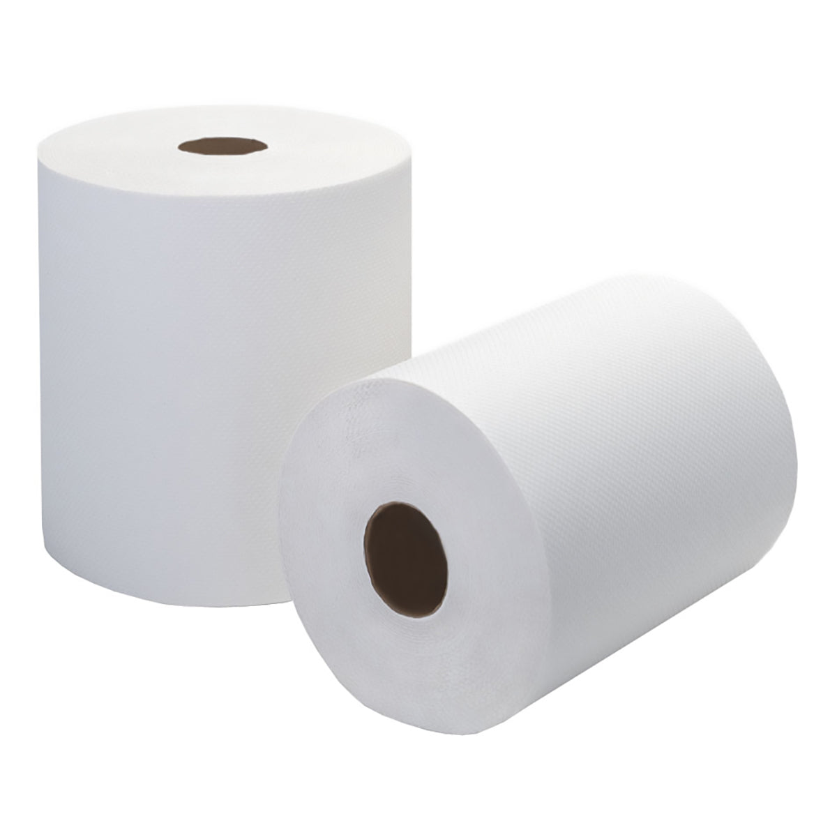 WHITE HARDWOUND ROLL HAND TOWEL, 10" X 800'